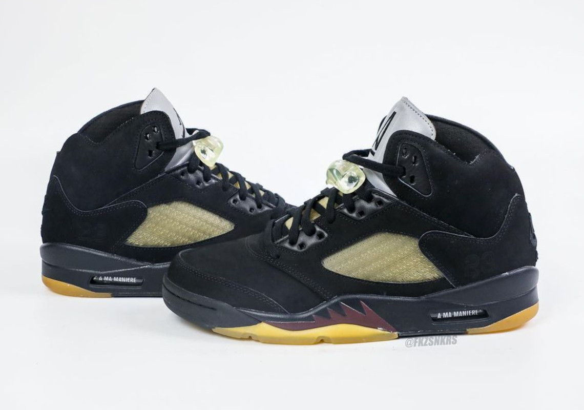 The A Ma Maniere x Air Jordan 12 Retro Black Burgundy Crush Releases  February 2023 - Sneaker News