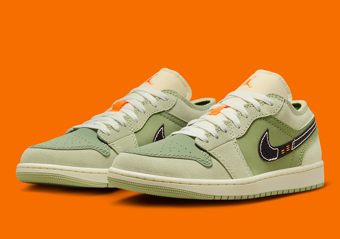The Air Jordan 1 Low Craft Reappears In "Sky J Light Olive"