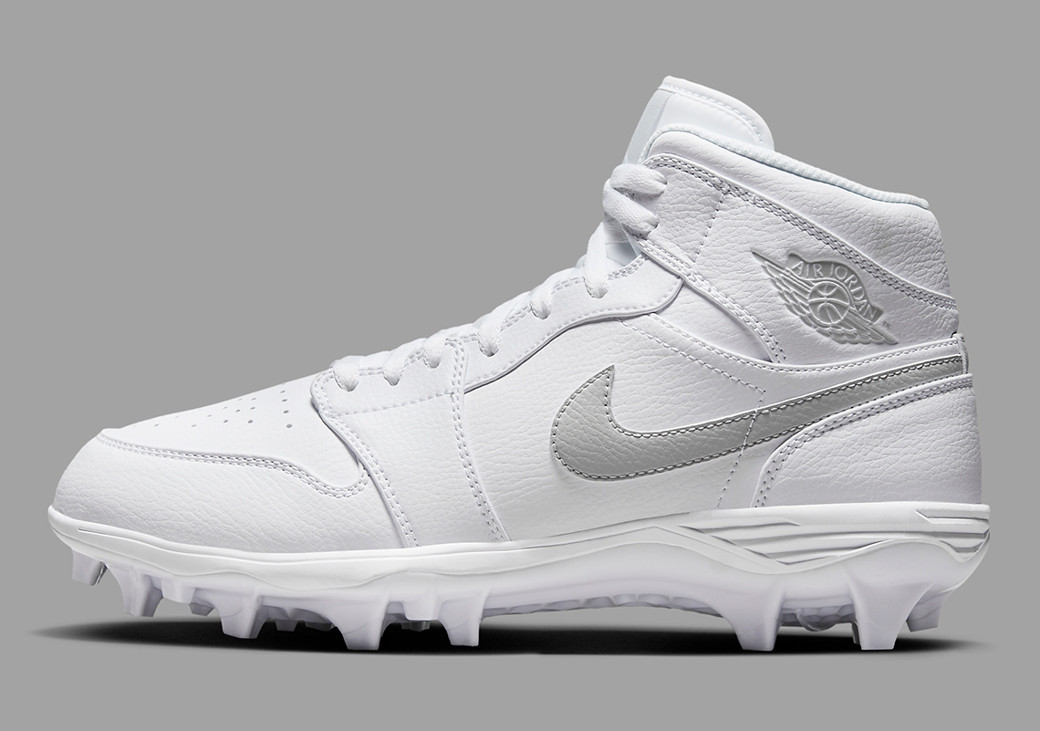Air Jordan 1 Cleats White Neutral Grey Release Date | SneakerNews.com