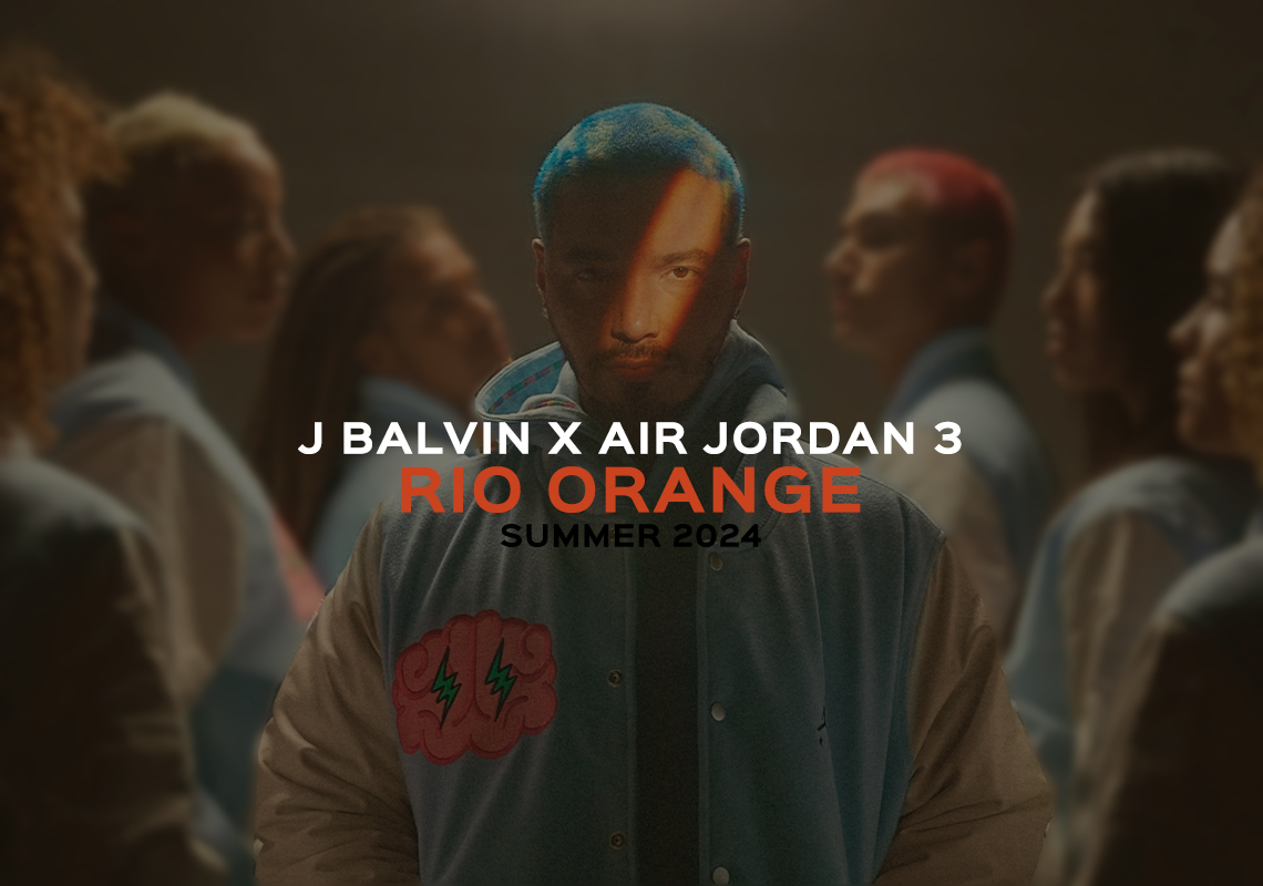 J Balvin Debuts His Black Air Jordan 3 Rio Sneaker Collaboration