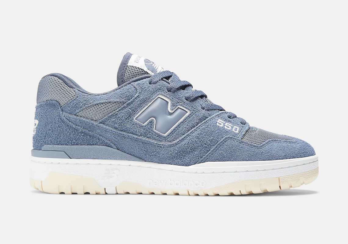 Blue Suede Covers This New Balance 550