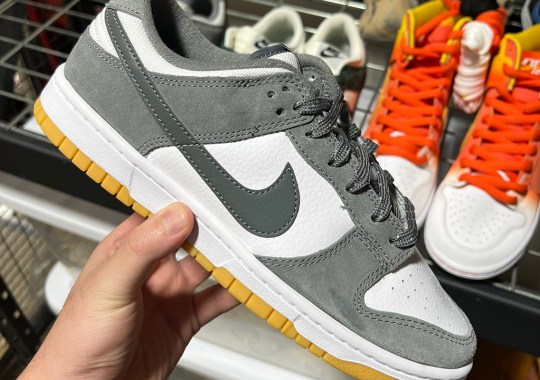 Gum Soles Accent This Greyscale Take On The Nike Dunk Low