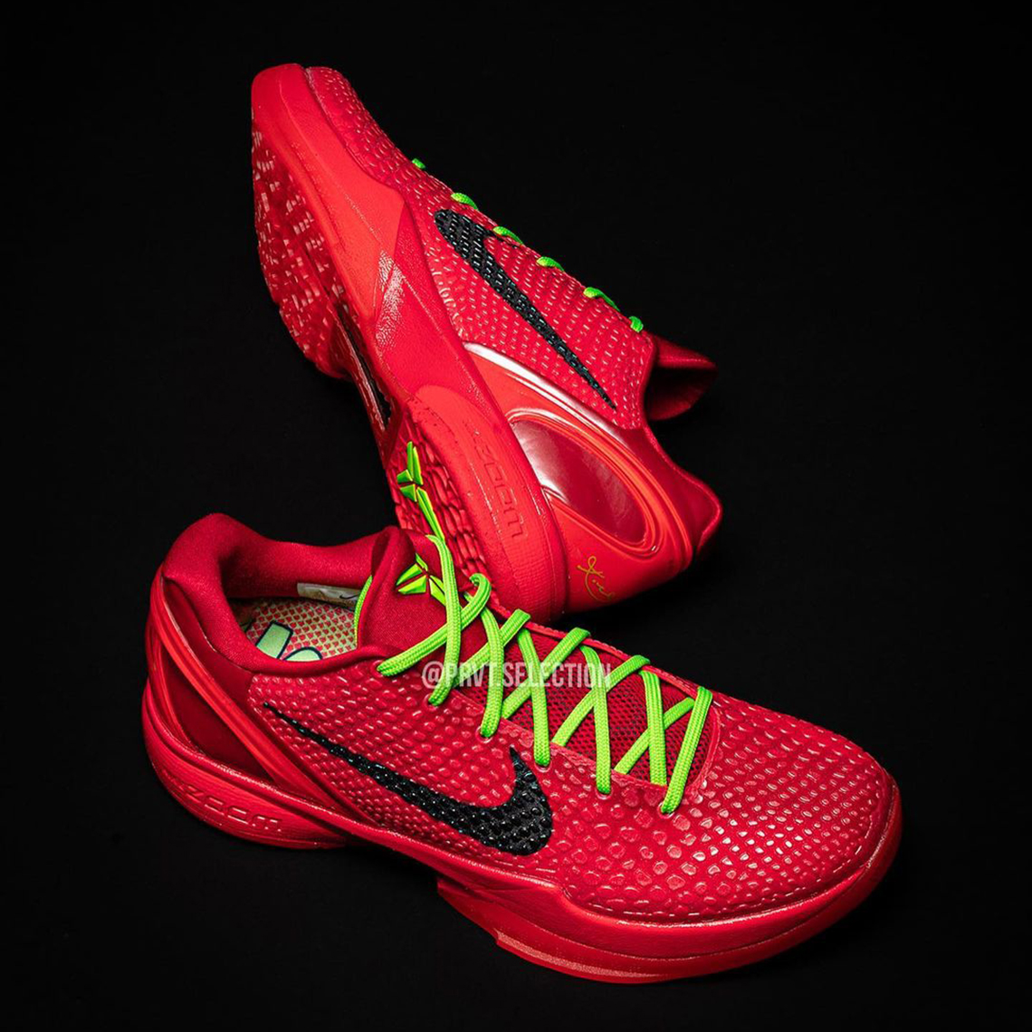 "Reverse Grinch" Nike Kobe 6 Protro Release Date FV4921600