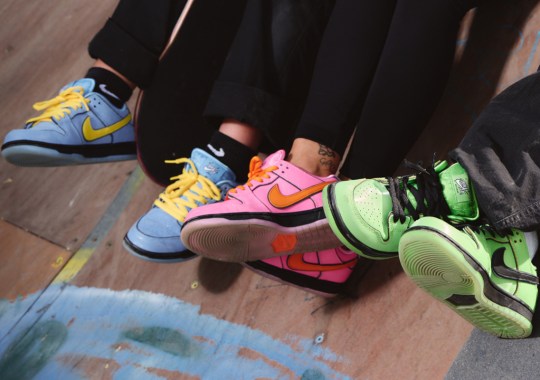 The Powerpuff Girls' Nike Tucker SB Dunk Collection Releases In December
