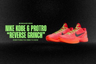 Jordan Brand heeft weer een unieke samenwerking voor een van zijn modellen: Kobe “Reverse Grinch” By Nike