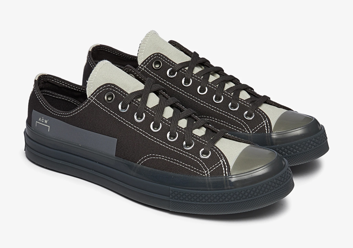 A-COLD-WALL Dresses A Third Converse Chuck 70 Ox Tri-panel Mens Shoes Chambray Blue-Spring Green 170959c In “Pavement”