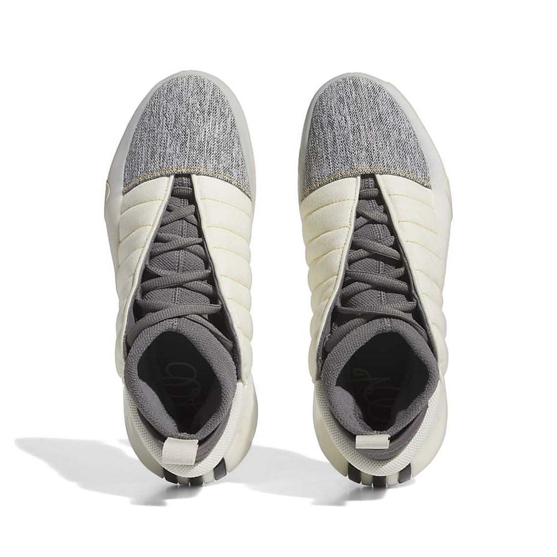 Adidas Harden Vol 7 Cream White Carbon Grey Four If5619 1