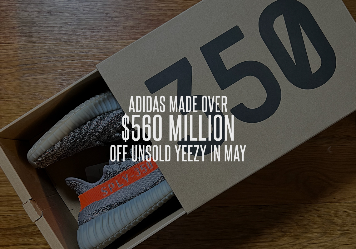 adidas black Made Over $560 Million During May Yeezy Release Event