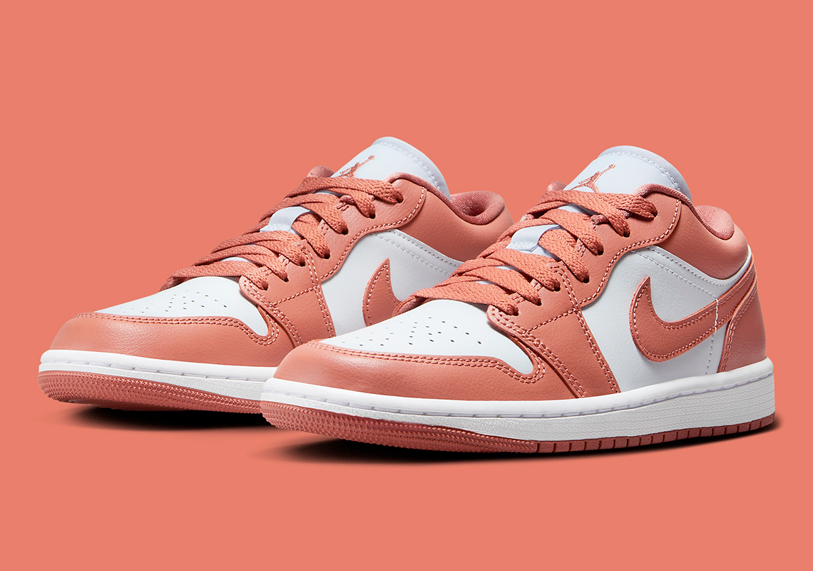 Official Images Of The Air Jordan 1 Low “Pink Salmon”