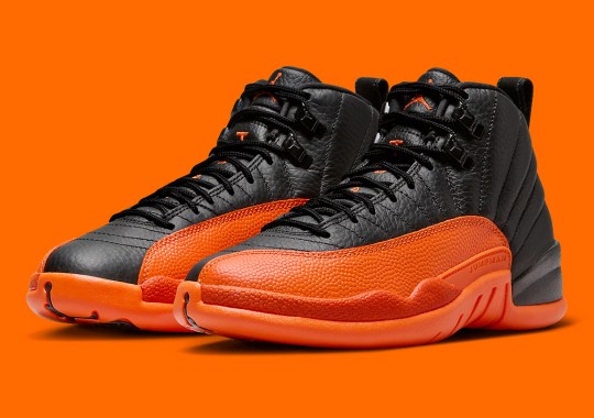 Official Images Of The Air Jordan 12 “Brilliant Orange”