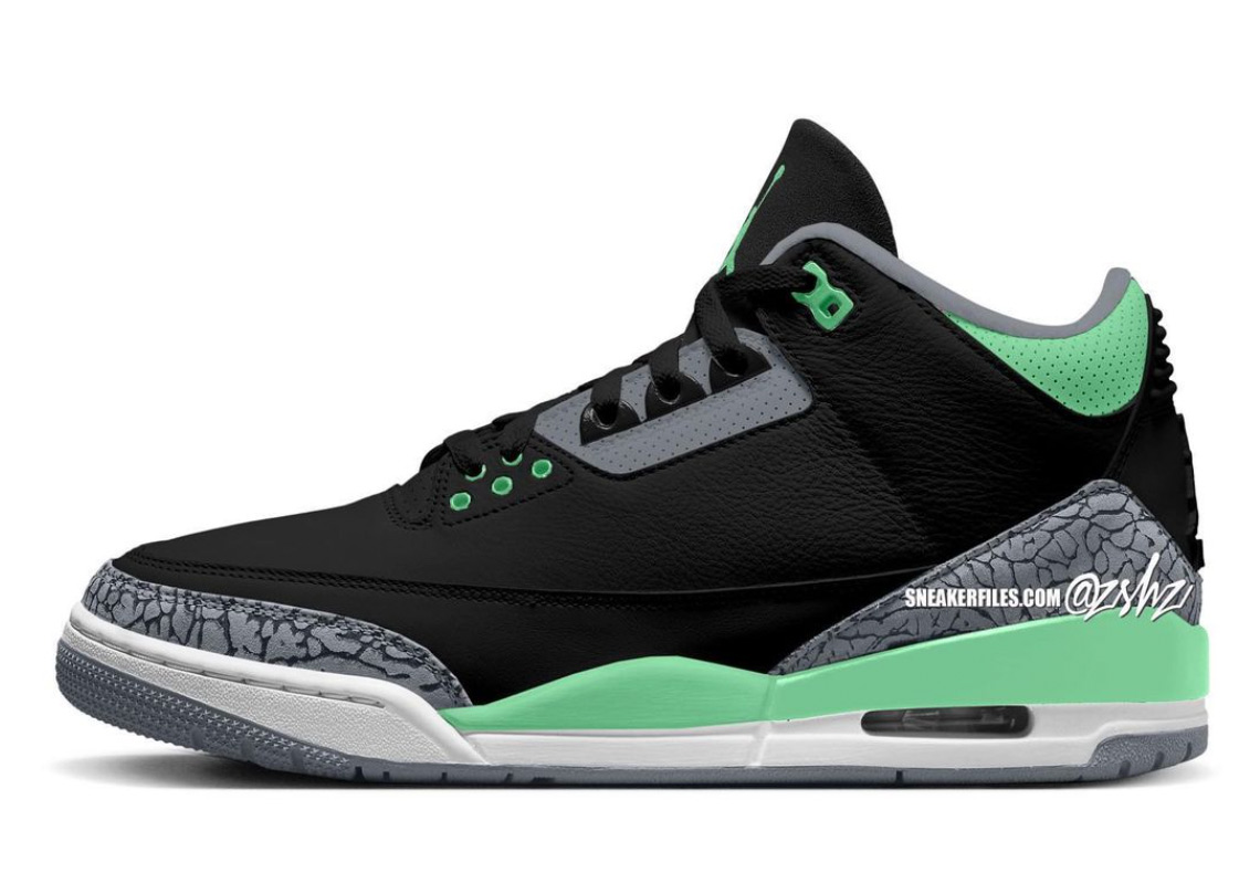 Green and outlet grey 3s