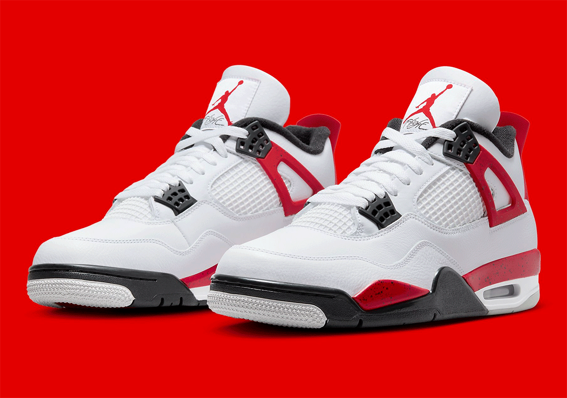 Official Images Of The Air Jordan 4 "Red Cement"