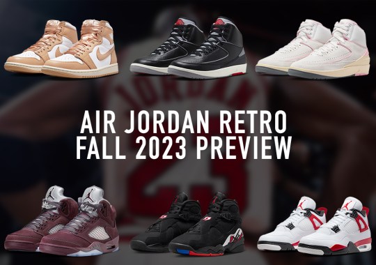 Jordan Brand Reveals Upcoming Fall 2023 Retros