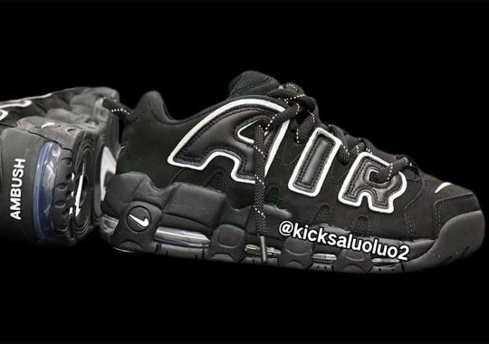 AMBUSH Converts The Nike Air More Uptempo Into A Low-Top