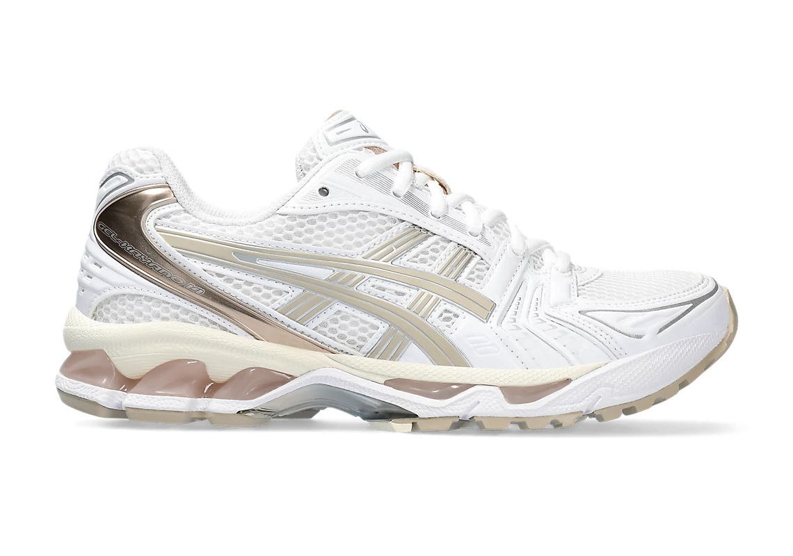 Asics Gel Kayano 14 Womens White Simply Taupe 1202a056 110 1