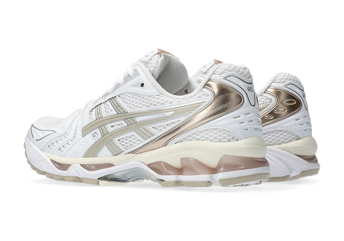 Asics Gel Kayano 14 Womens White Simply Taupe 1202a056 110 5