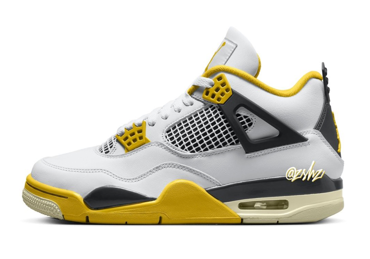 Jordan 4 white store yellow