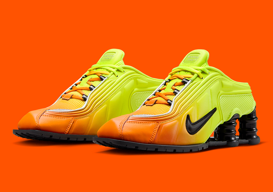 The Martine Rose x Nike Shox Mule MR 4 Shines In "Safety Orange"