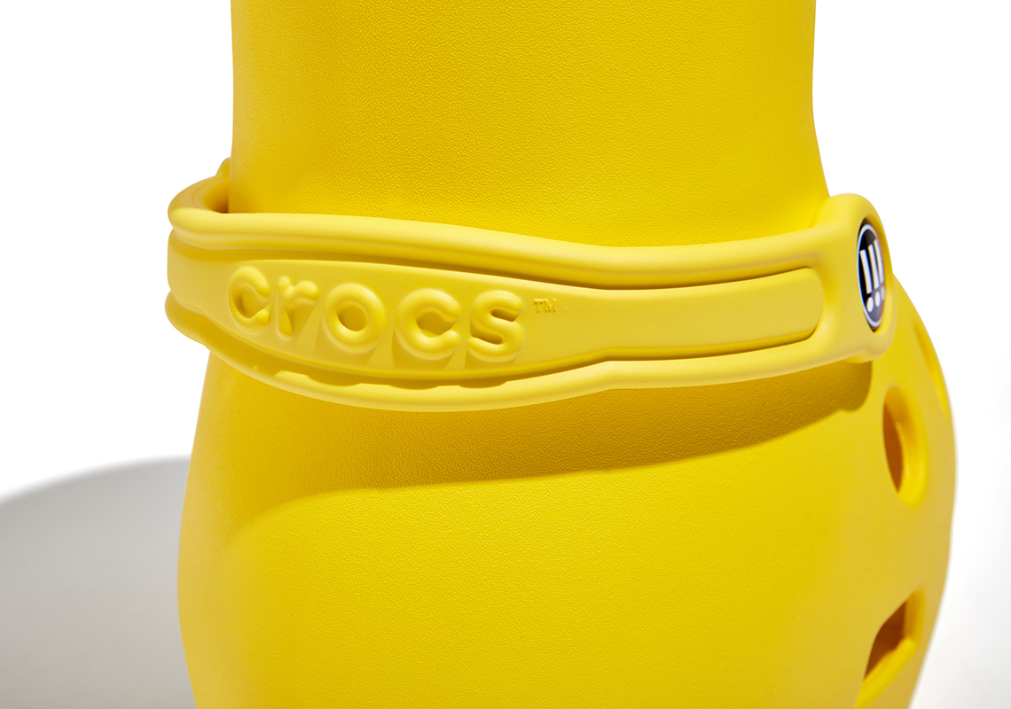 MSCHF x Crocs Big Red Boot (Yellow) Release Date | SneakerNews.com