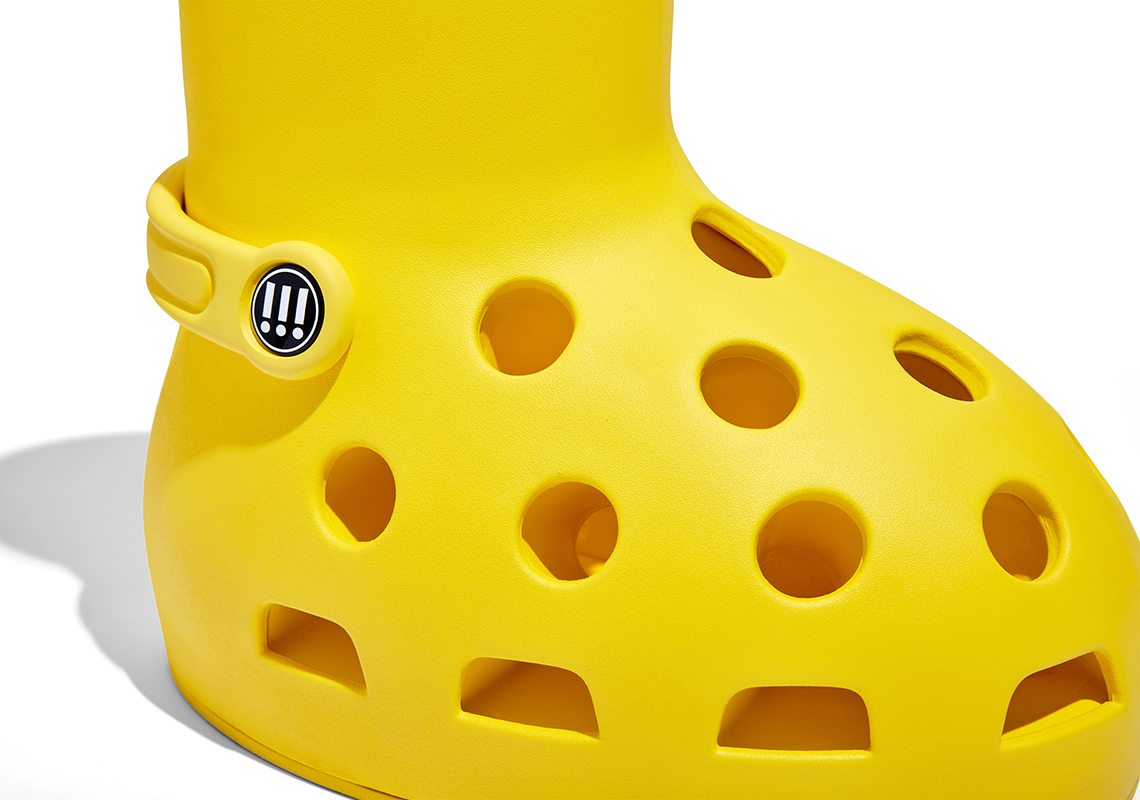 MSCHF x Crocs Big Red Boot (Yellow) Release Date | SneakerNews.com