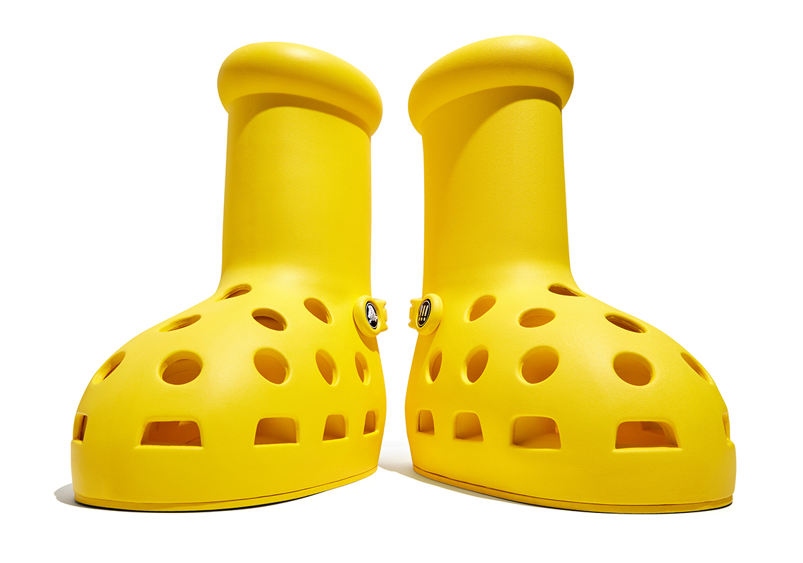 Mschf Crocs Pink Big Yellow Boot Release Date 8