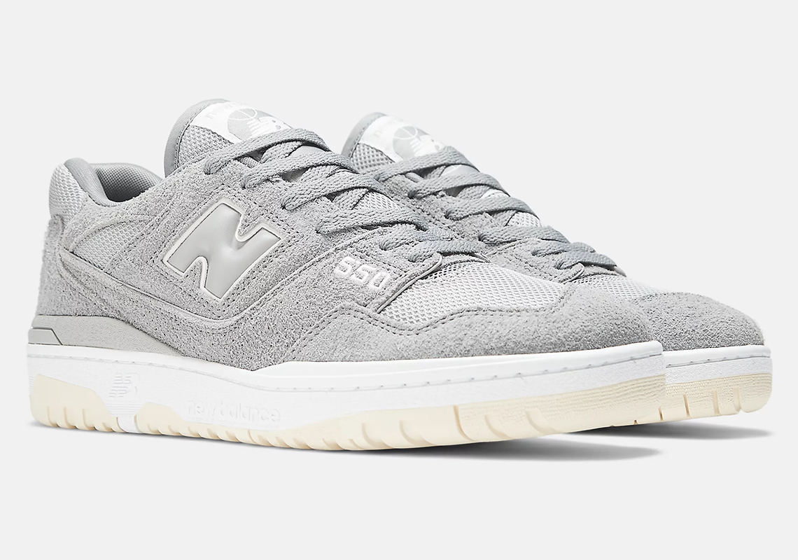 The New Balance 550 Suede Pack Introduces A Grayscale Offering