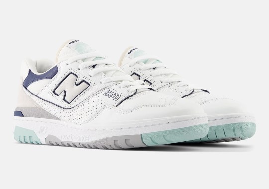 Mint And Navy Inject The New Balance 550 With A Cooling Effect