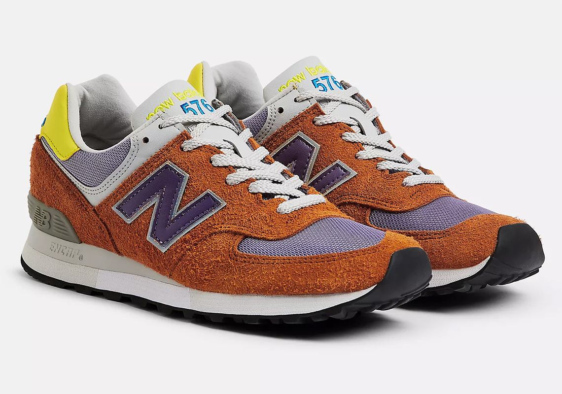 This Upcoming New Balance 576 Pairs "Apricot" With A Hint Of "Dusk" And "Limeade"