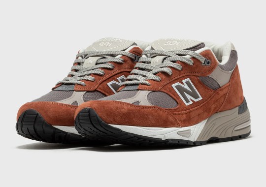 The New Balance 991 Made In UK Dresses In “Sequoia”