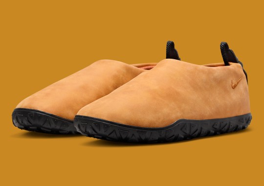 A Wheat-Colored Suede Covers This Nike ACG Air Moc