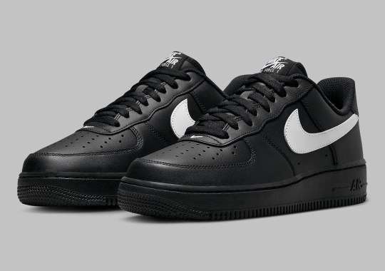 Nike Brings “White”-Colored Branding To The Notorious “Black” Air Force 1 Low