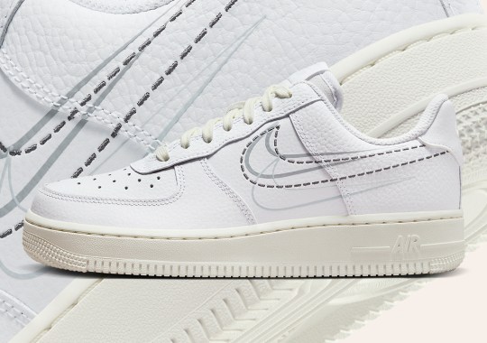 The Multi-Swoosh Collection Adds A Stitched Check To The Nike Air Force 1 Low