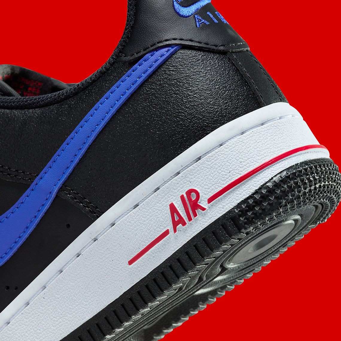Nike Air Force 1 Low Next Nature Gs Black Red Royal Fv0367 001 4