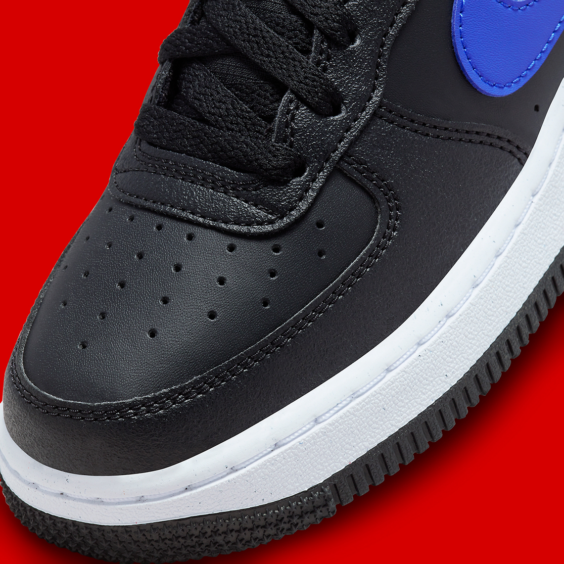 Nike Air Force 1 Low Next Nature Gs Black Red Royal Fv0367 001 6