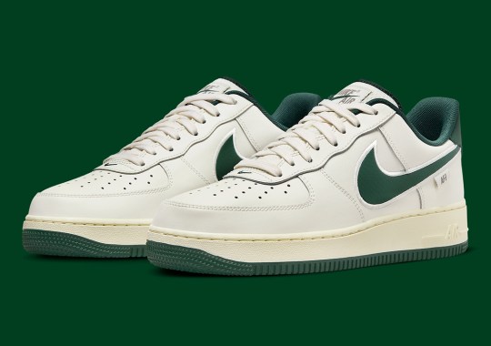 Nike Adds Vintage Flair To The Air Force 1 Low With A "Sail/Green" Effort"