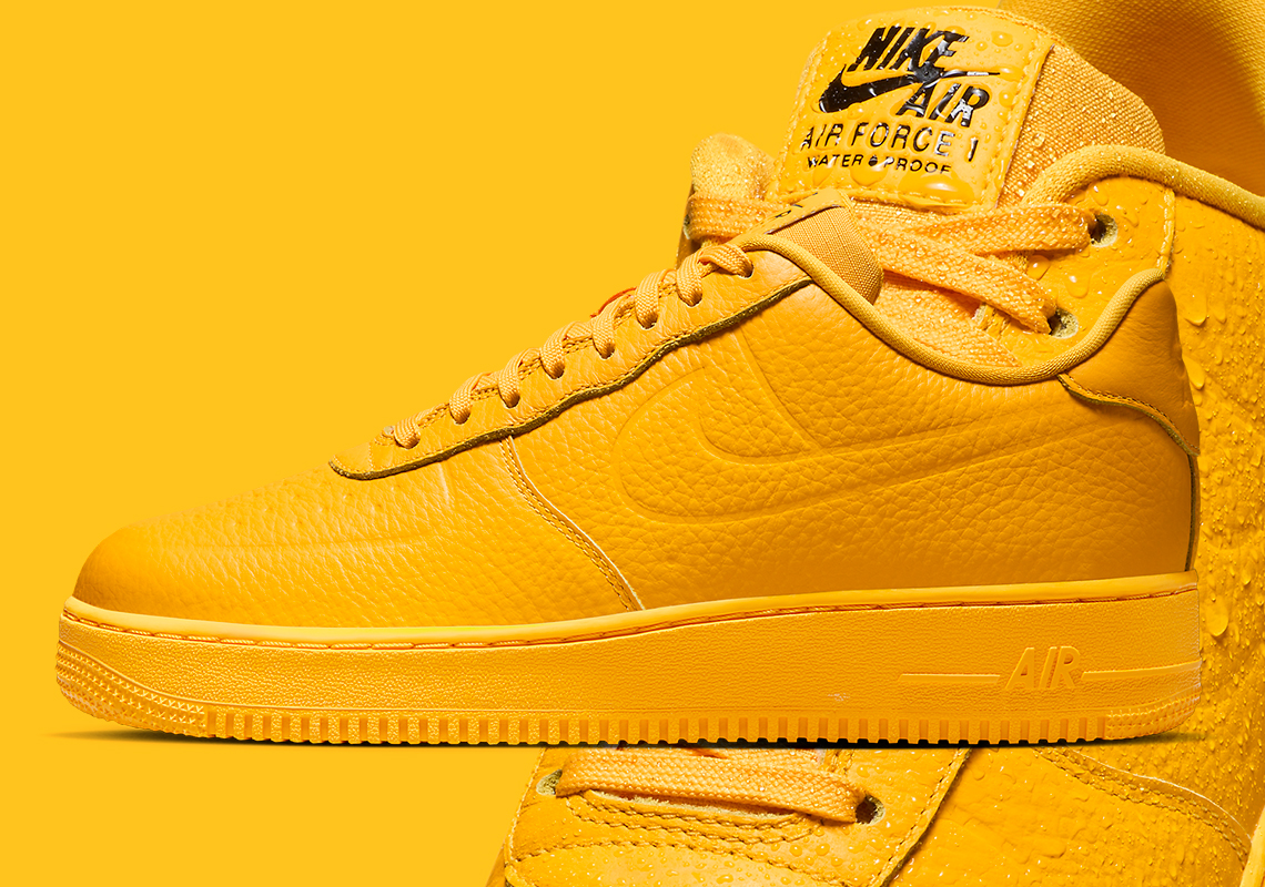 "University Gold" Highlights Nike's Latest Waterproof Air Force 1