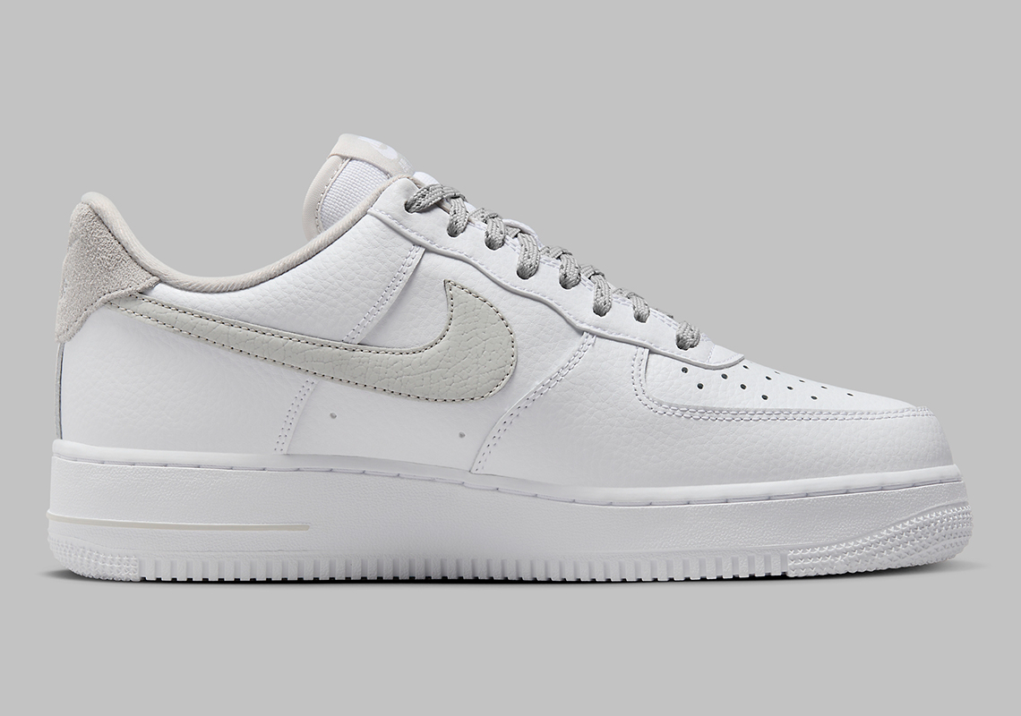 Nike Air Force 1 Low White Grey Reflective Swoosh Fv0388 100 6