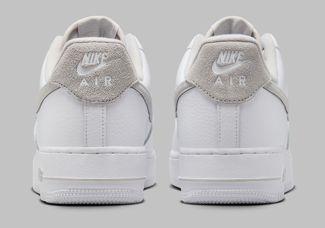nike air force 1 low white grey reflective swoosh fv0388 100 9
