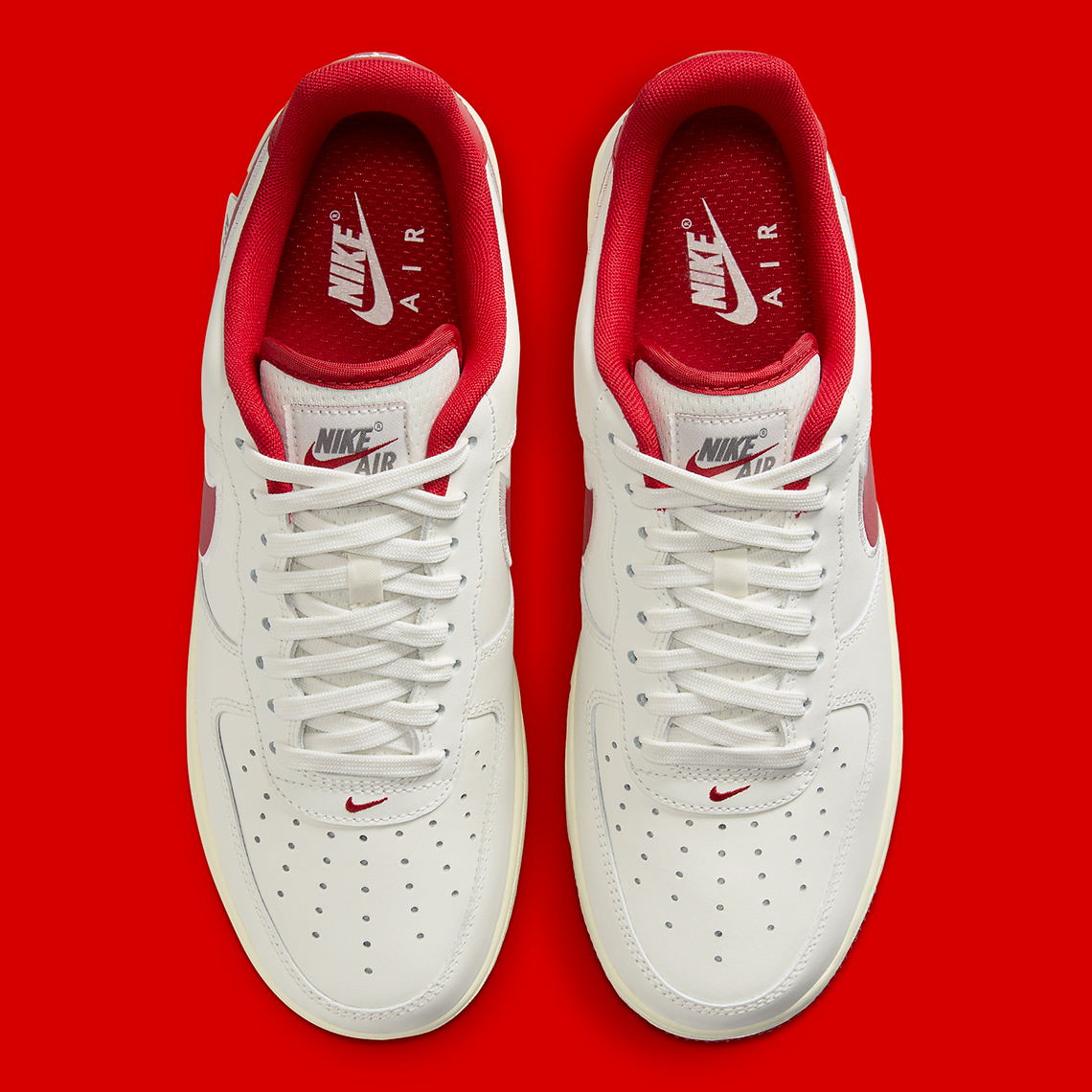 Nike Air Force 1 Low White Red Fv0392 101 7