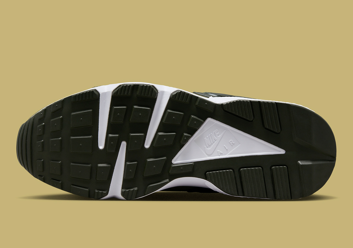 Nike Air Huarache Runner Olive Black Dz3306 300 3