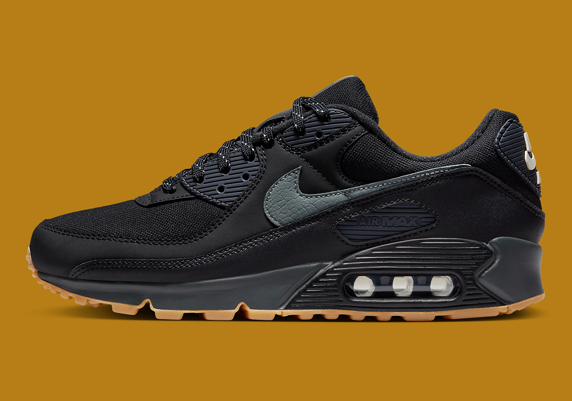 Nike Covers The Air Max 90 In A Muted "Black/Gum Brown"
