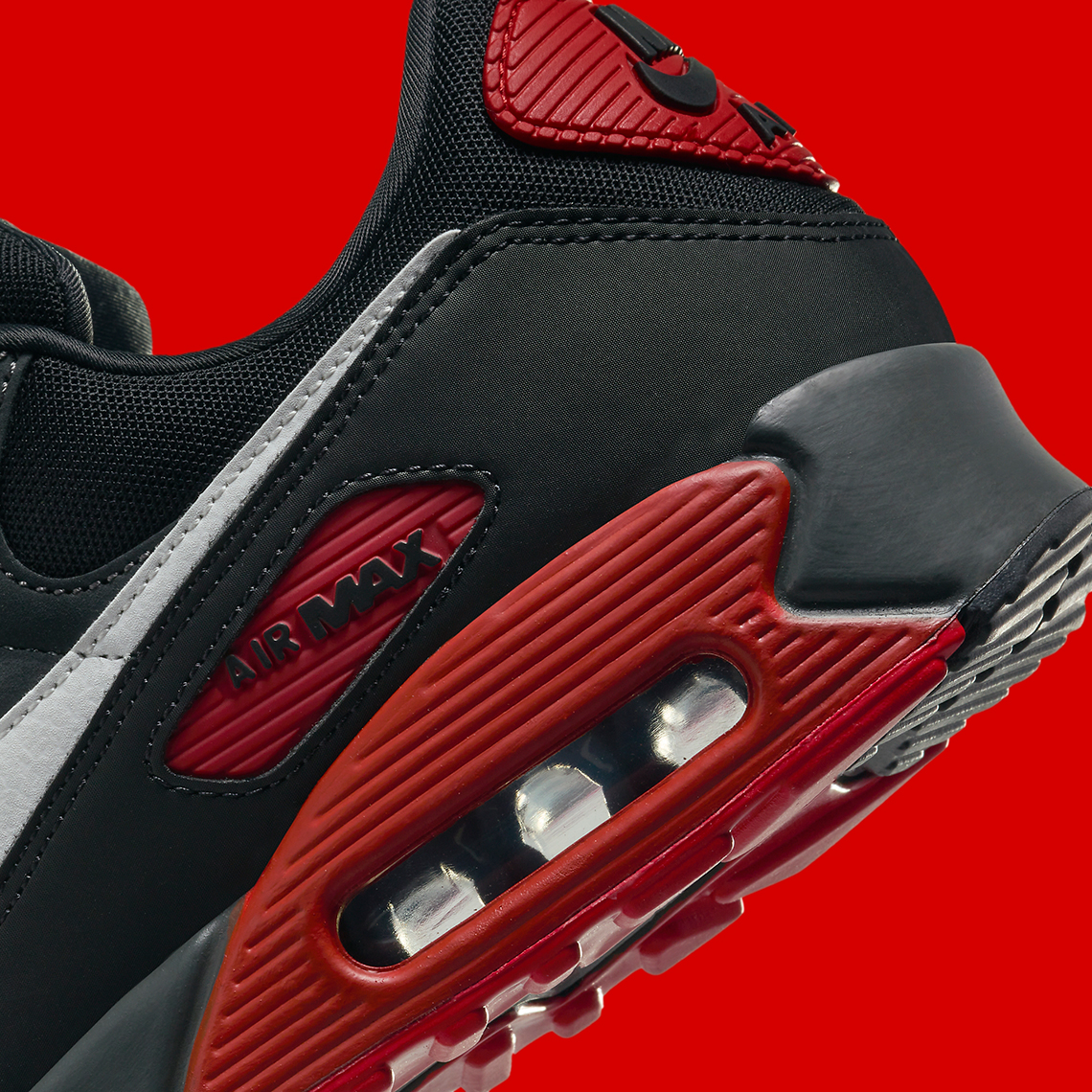 Men Red Black Nike Airmax Shoes