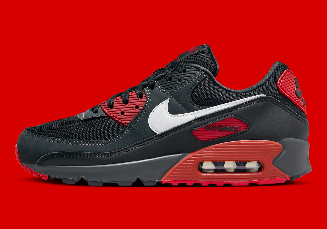 The Nike Air Max 90 Crafts Its Own "Black/Red" Colorway