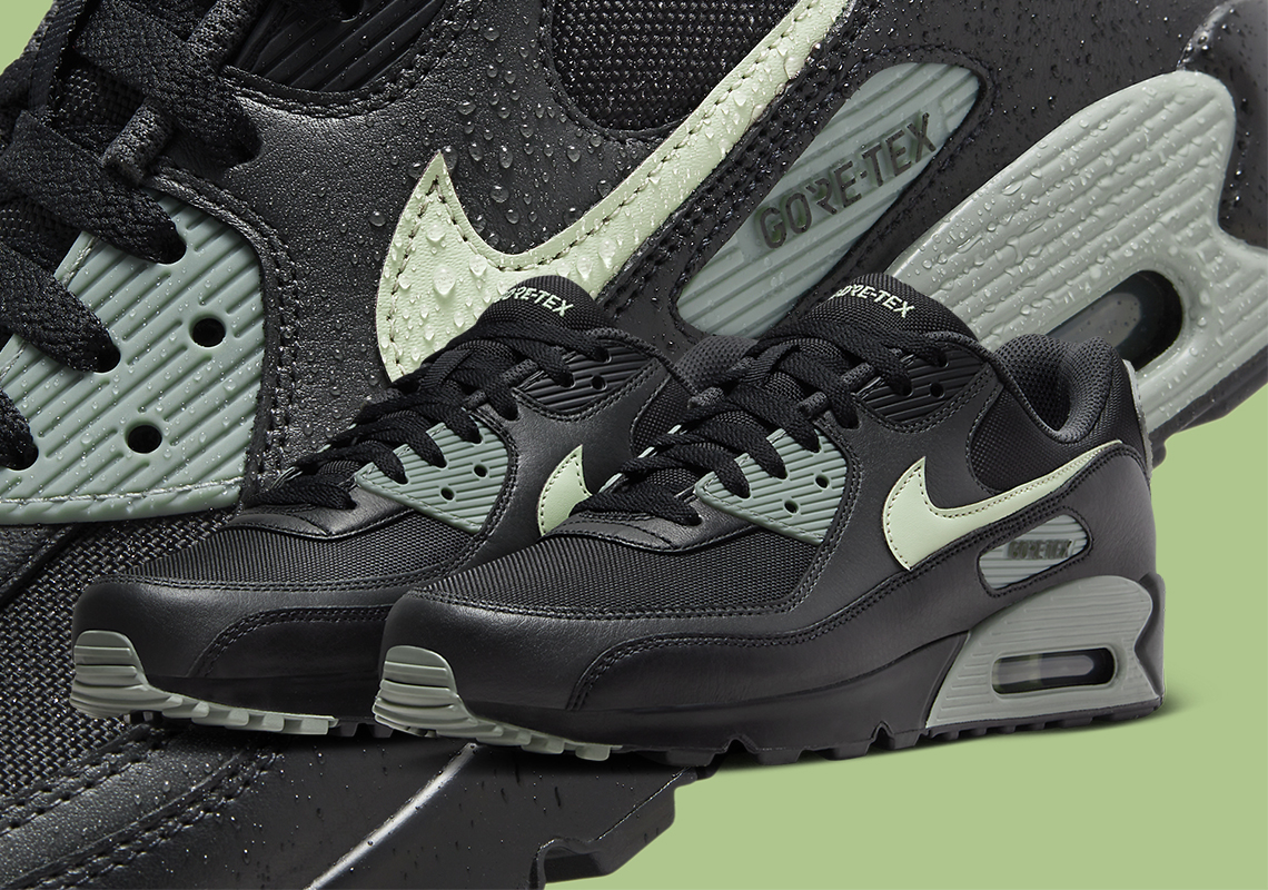Nike Brings "Honeydew" Swooshes To This Air Max 90 GORE-TEX