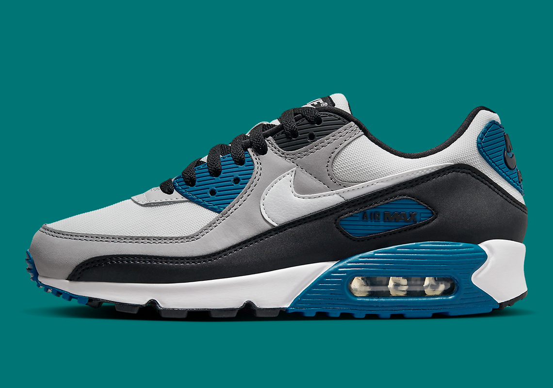 Nike Air Max 90 White Black Teal FB9658-002 | SneakerNews.com