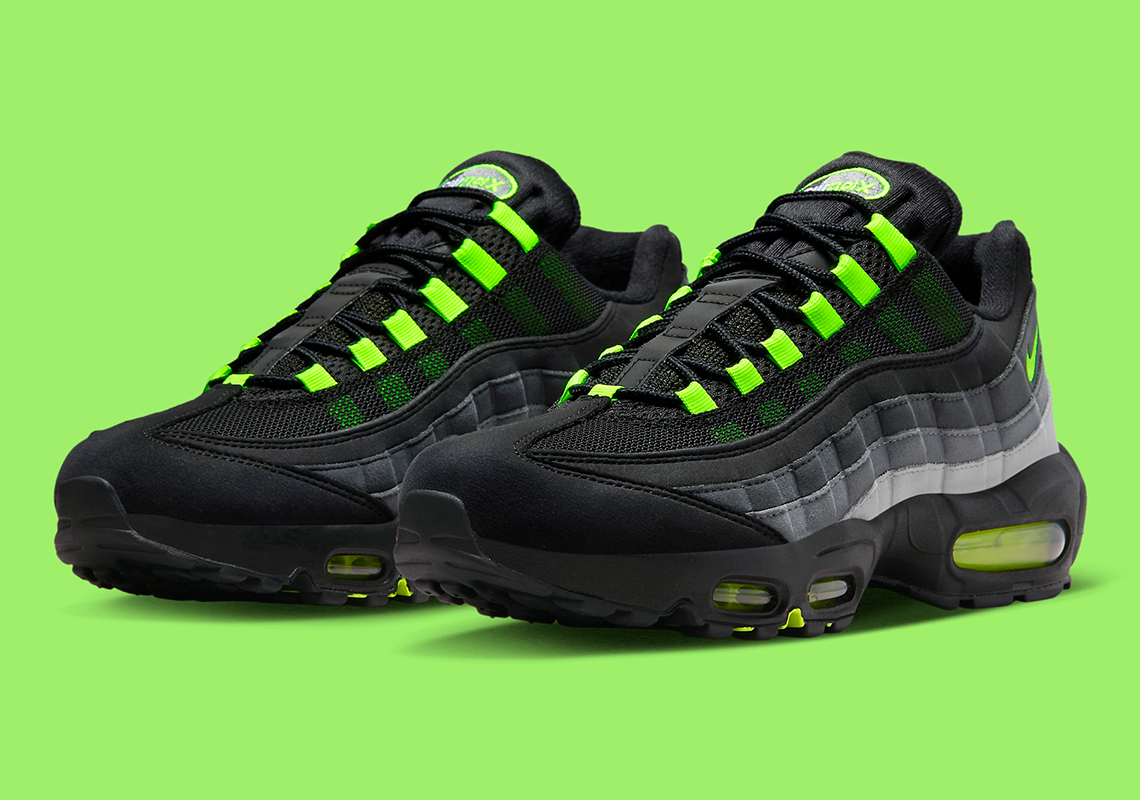 Nike Air Max 95 Black Grey Neon FV4710-001 | SneakerNews.com