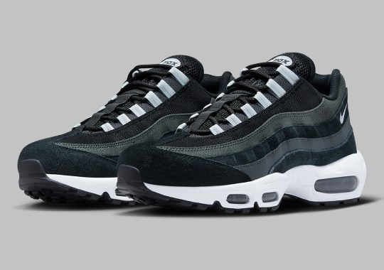 The Nike Air Max 95 Gets A Simple “Black/Pure Platinum” Makeover
