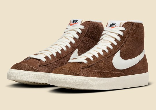 “Cacao Wow” Lands On The Vintage-Focused Nike Blazer Mid ’77