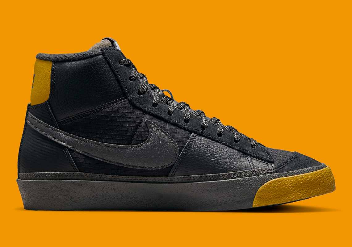 nike blazer mid pro club black gum fb8891 001 5