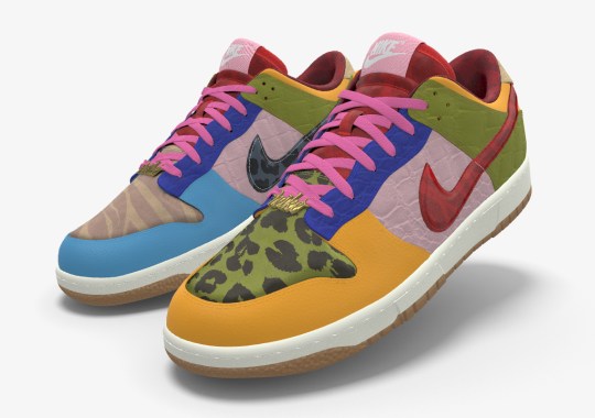 nike by you dunk low animal prints 1